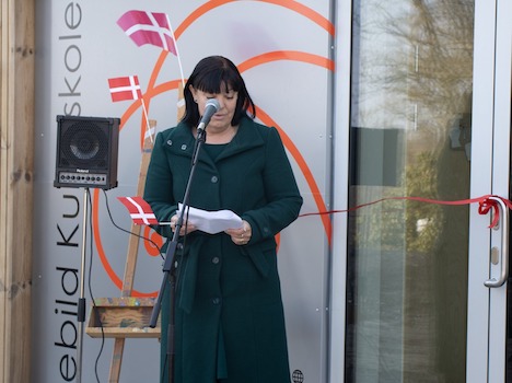 Rebild Kulturskoles nye bygning i Støvring er blevet indviet