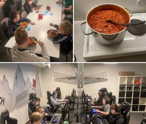 Spaghetti og eSport er en succes hos Støvring eSport