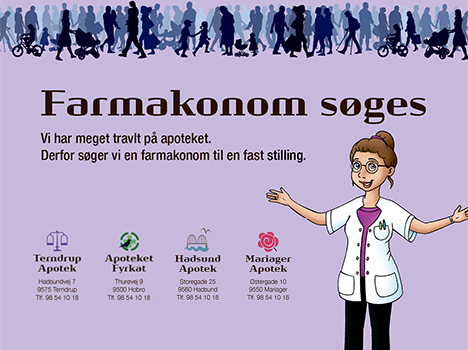 Farmakonom søges