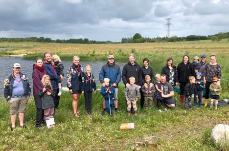 Sæsonafslutning på familie-spejder ved DDS Støvring