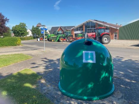 Det er blevet nemmere at aflevere glas og flaske i Mejlby