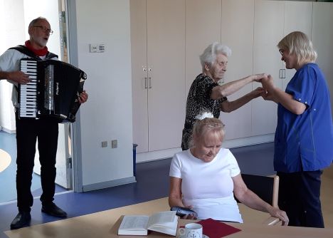 Der blev skabt glæde på Haverslev Ældrecenter