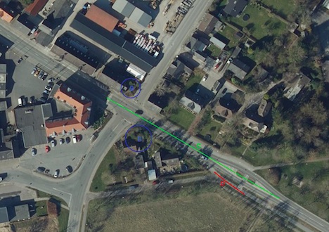 Ombygning af krydset ved Bredgade og Mejlbyvej i Nørager