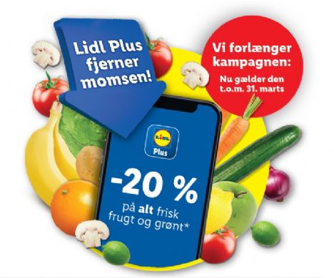 Lidl forlænger muligheden for at købe lidt billigere frugt og grønt