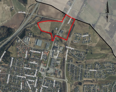 Forslag til lokalplan nr 345 for erhverv og aflastningsområde ved Hobrovej, Støvring