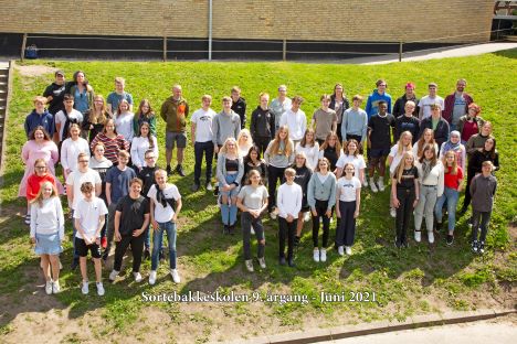 Sidste skoledag for afgangselever fra Sortebakkeskolen