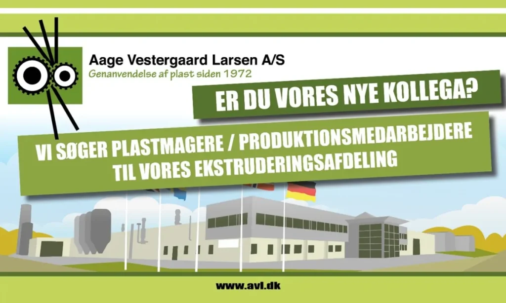 Aage Vestergaard Larsen i Mariager søger plastmagere eller produktionsmedarbejdere til pelleteringsanlæg på natholdet